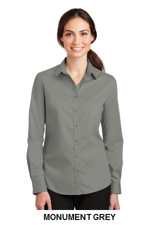 Port Authority Ladies SuperPro Twill Shirt.  PORT A.  L663